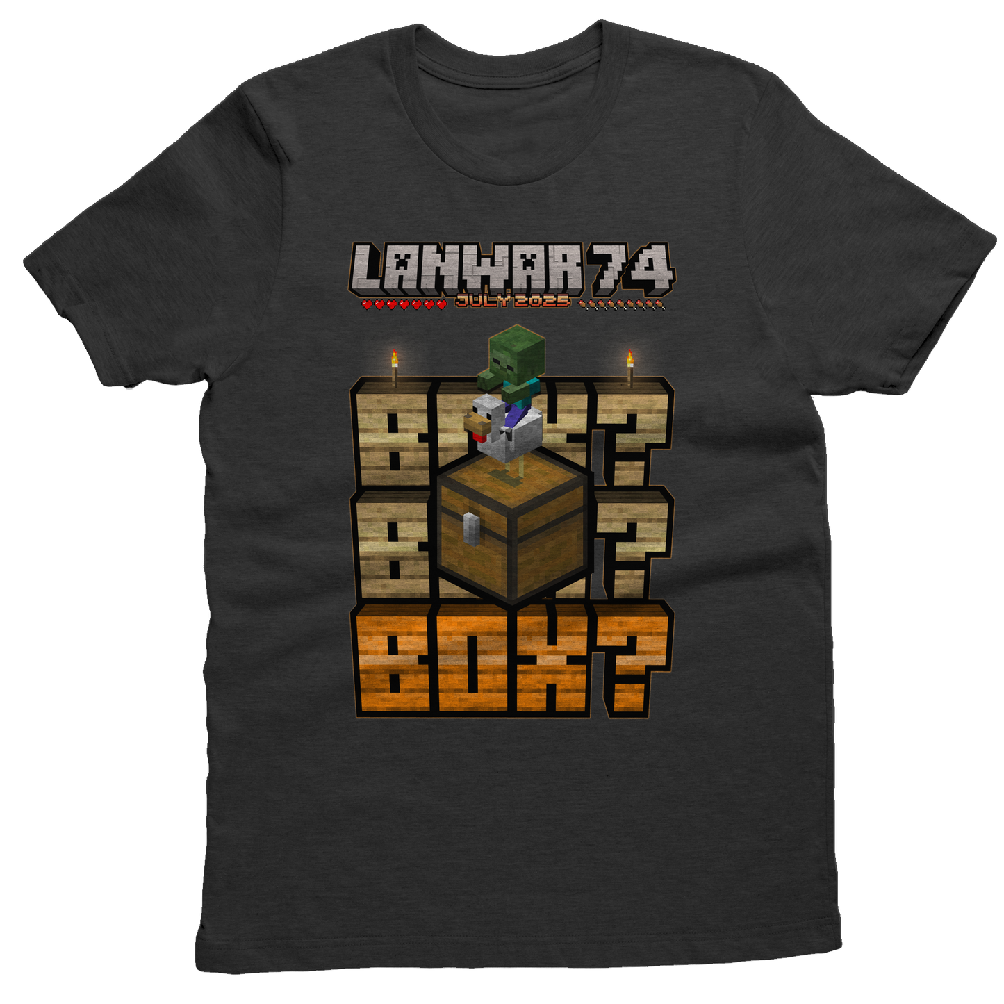 Lanwar 74 Tee - Graphite Blend