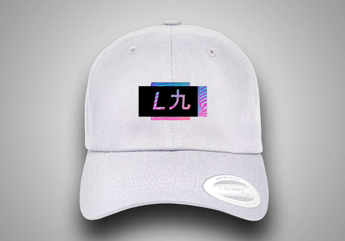 L9 Vaporwave Cap - WHite
