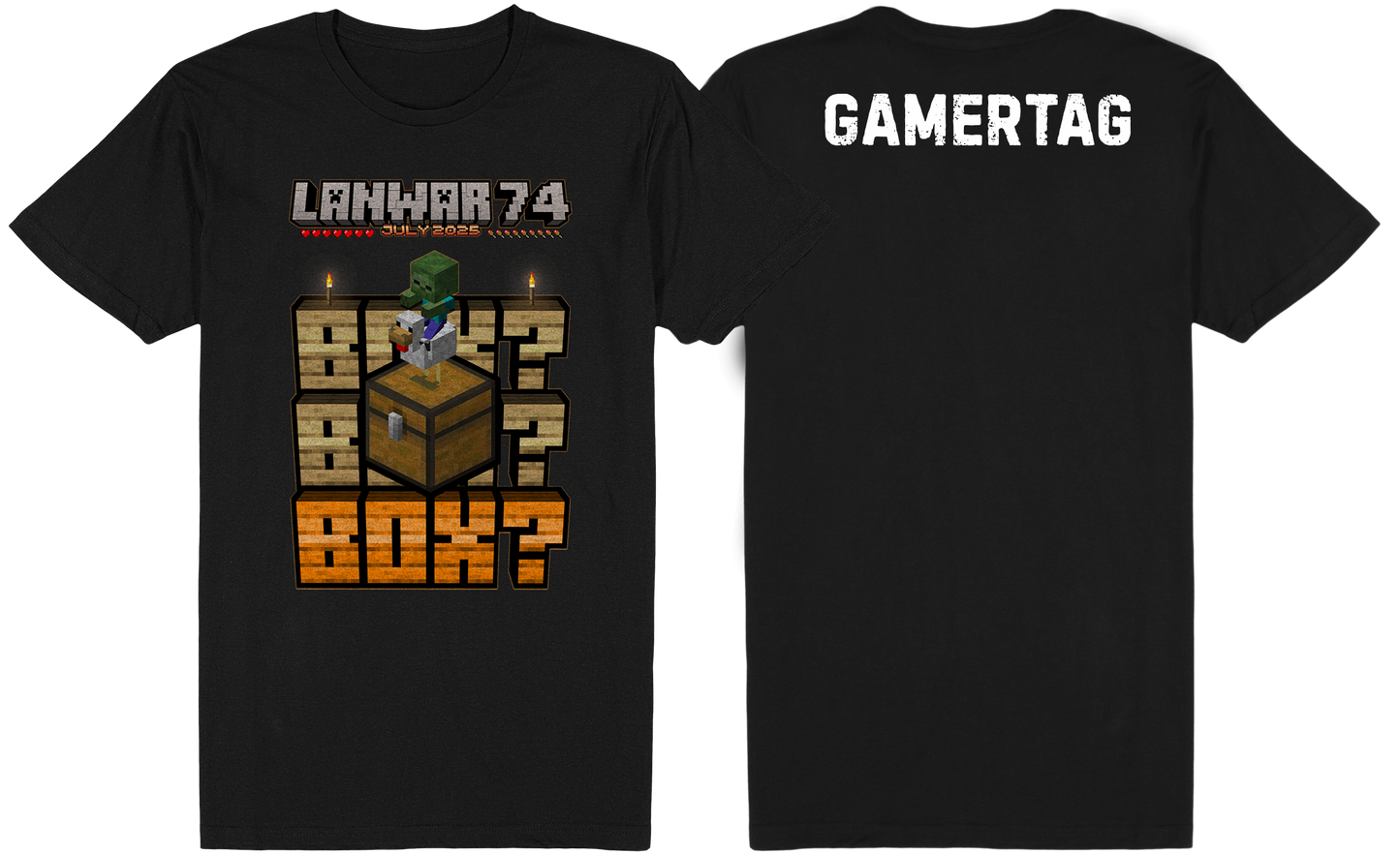 Lanwar 74 Tee - Black