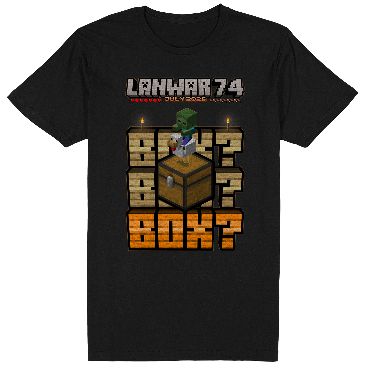 Lanwar 74 Tee - Black