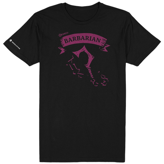 Demeo Barbarian Tee - Black